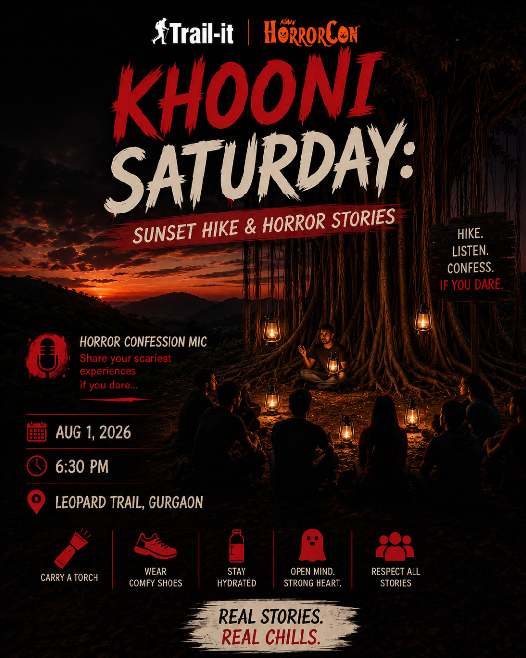 👻 KHOONI SATURDAY: Sunset Hike and Horror Stories 🌅🌙